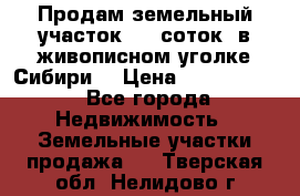 Продам земельный участок (40 соток) в живописном уголке Сибири. › Цена ­ 1 000 000 - Все города Недвижимость » Земельные участки продажа   . Тверская обл.,Нелидово г.